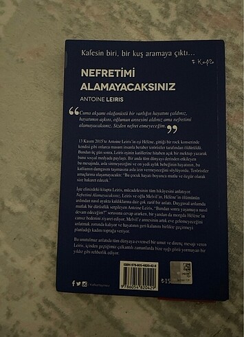  nefretimi alamayacaksınız antonie leiris