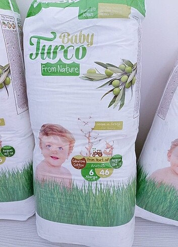 6 Beden: 16+ kg Beden Baby turco bebek bezi