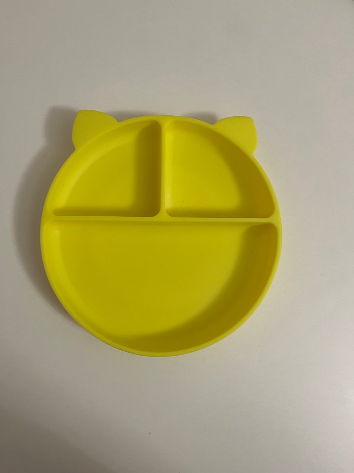 Sarı Bölmeli Çocuk Tabak - Görsel 3