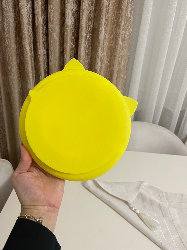 Sarı Bölmeli Çocuk Tabak - Görsel 5