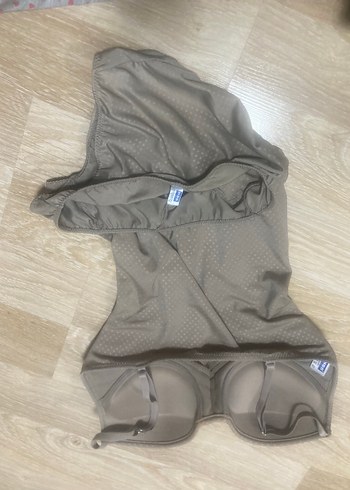 NBB marka 80/85 cup çok şık vizon rengi ikili iç çamaşır seti - Görsel 4