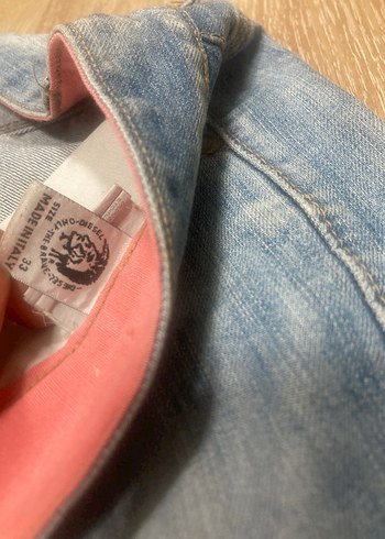 Düğmeli Mavi Rahat Kesim Erkek Kot Pantolon Dıesel marka - Görsel 7