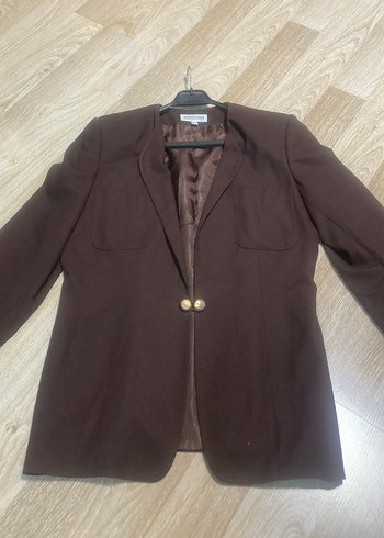 Kahverengi Kadın Blazer Ceket çok şık ve tarz - Görsel 3