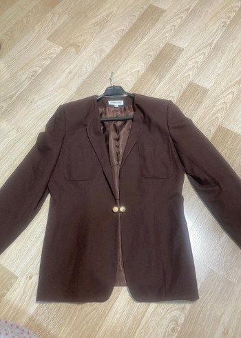 Kahverengi Kadın Blazer Ceket çok şık ve tarz - Görsel 2