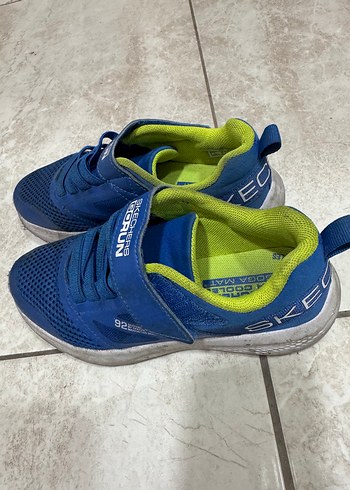 30 Beden Skechers Erkek Çocuk Mavi Sneaker