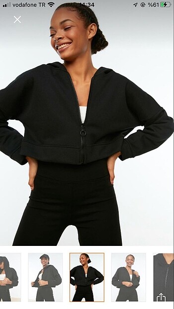 Crop Hırka