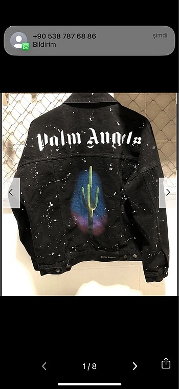 PALM ANGELS KOT CEKET