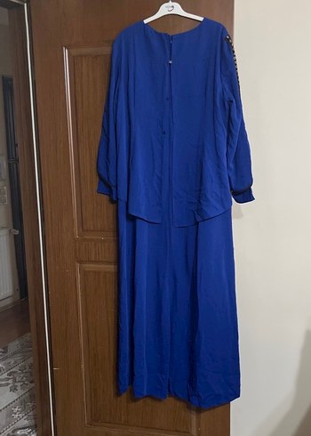 Kadın Lacivert Uzun Salaş Elbise - Görsel 2