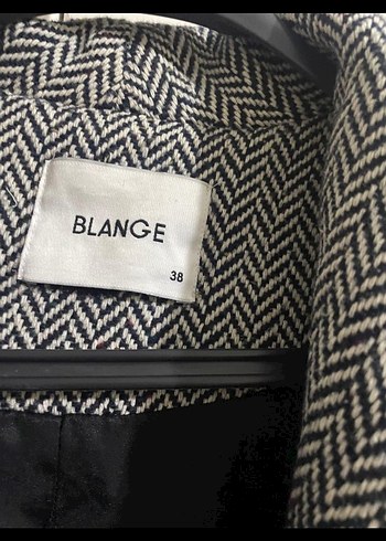 Gri Desenli Kadın Kaban - Görsel 5