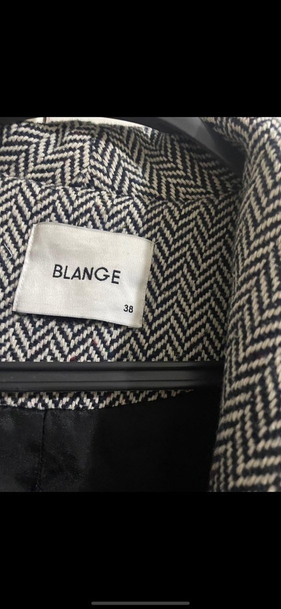 Gri Desenli Kadın Kaban - Görsel 5