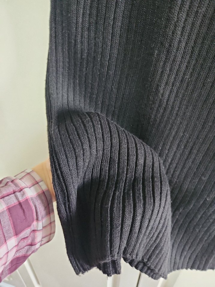 Kadın Siyah Pilili Uzun Etek - Görsel 4