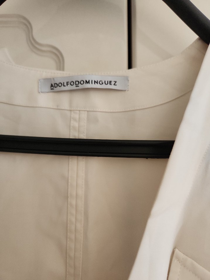 Beyaz Kemerli Kısa Kadın Ceket - Görsel 4