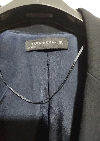 Lacivert Keten Kadın Blazer Ceket - Görsel 2