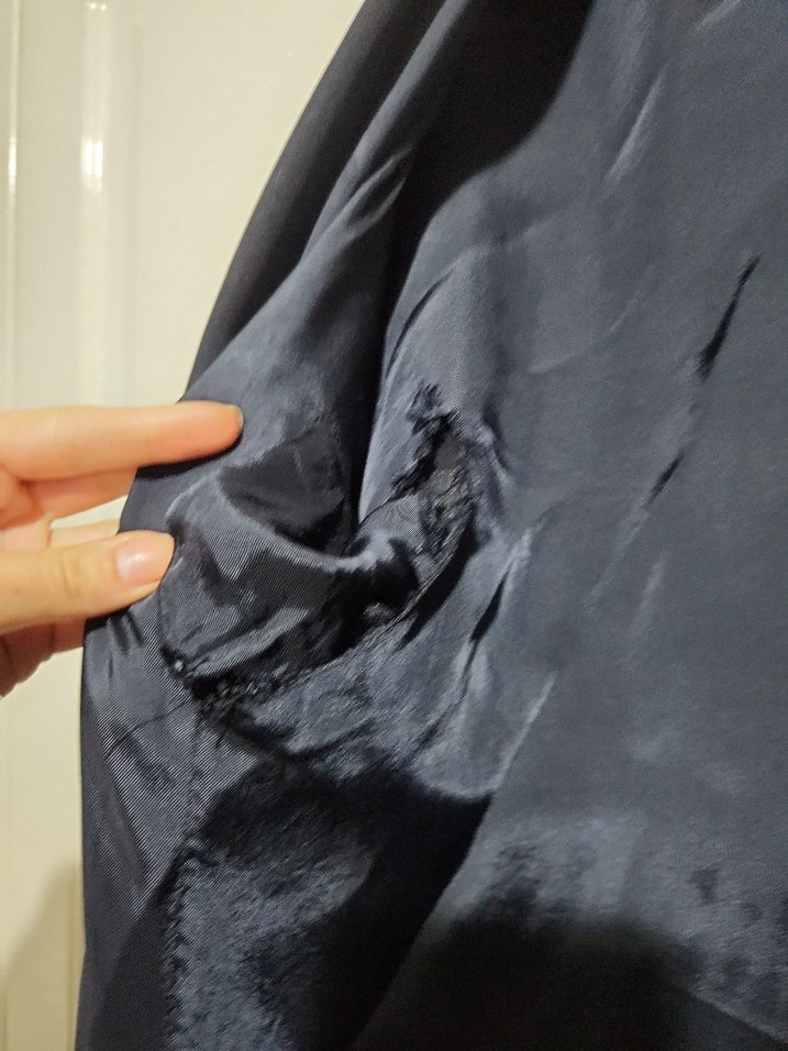 Lacivert Keten Kadın Blazer Ceket - Görsel 3