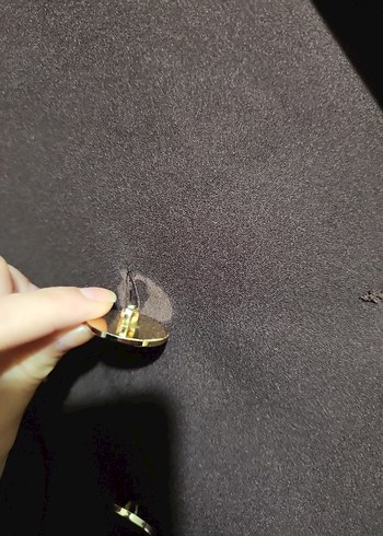 Kahverengi Düğmeli Kadın Blazer Ceket - Görsel 4