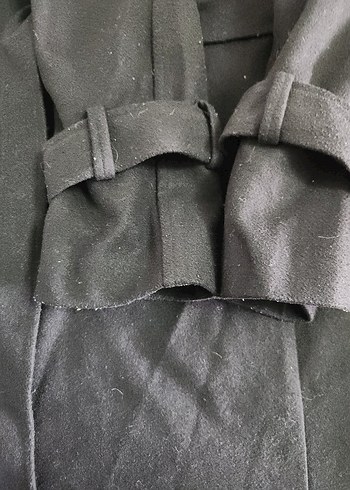 Siyah Kuşaklı Uzun Kaban - Görsel 8