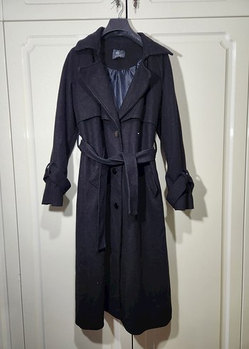 Siyah Kuşaklı Uzun Kaban - Görsel 2