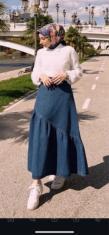 Demim jeans denim etek