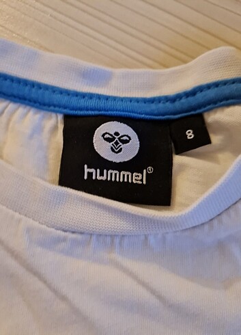 7 Yaş Beden beyaz Renk Hummel Marka Erkek Çocuk Tshirt