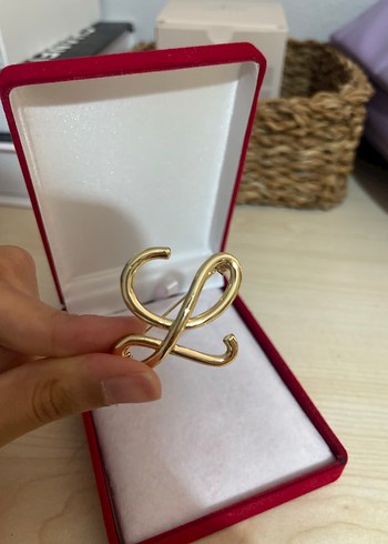 Accessorize Altın Renkli Kurdele Broş