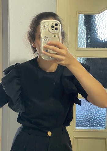 Siyah bluz - Görsel 3