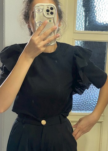 Siyah bluz - Görsel 4