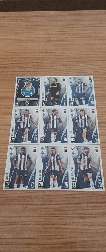 2024 Topps Ucl Porto Takım 9 Kart 