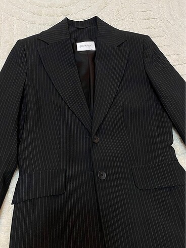 journey çizgili blazer ceket