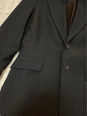 m Beden siyah Renk journey çizgili blazer ceket