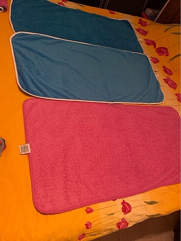 Diğer 3 adet microfiber yüz havlusu