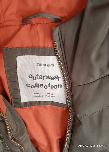7 Yaş Beden Zara mont