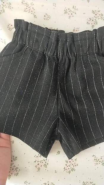 24-36 Ay Beden siyah Renk Kız çocuk şort 