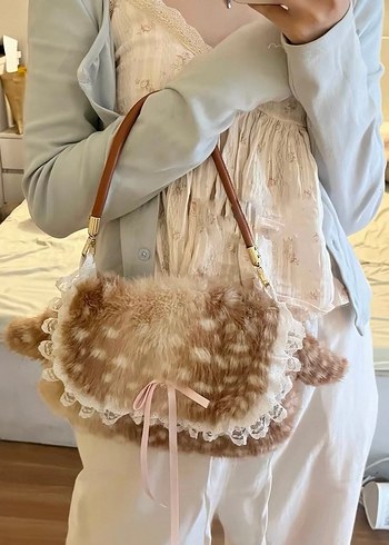 American Vintage Bambi Desenli Canta