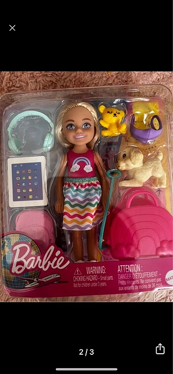 Barbie Aksesuarlı chelsea bebek