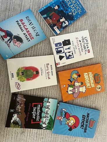 7 adet kitap