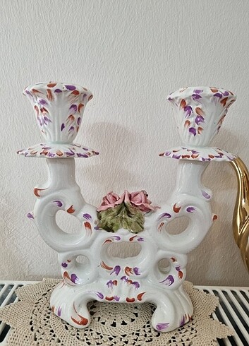 Eski vintage italyan şamdan