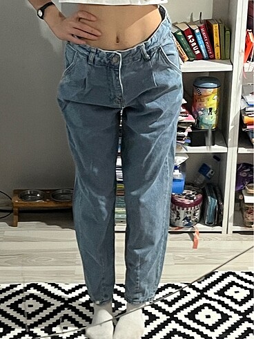 34 Beden mavi Renk Addax jean