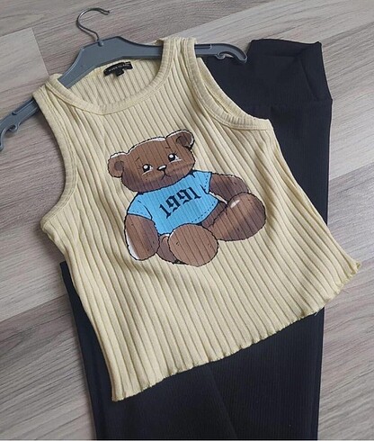 Ayıcık baskılı crop