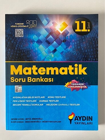 11.Sınıf Aydın Matematik Soru Bankası