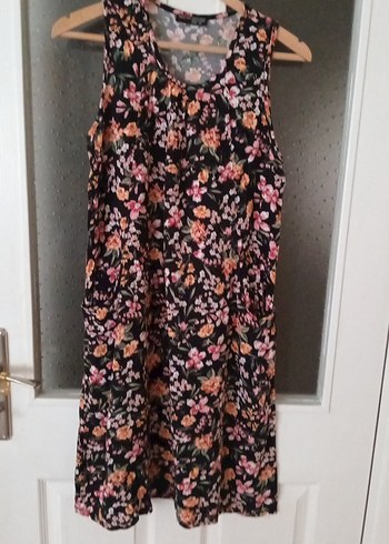 Çiçek Desenli Bohem Midi Elbise - Görsel 2