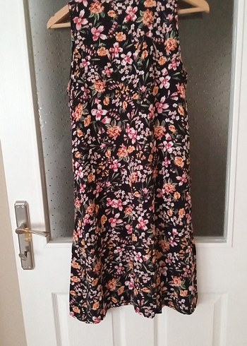 Çiçek Desenli Bohem Midi Elbise - Görsel 5