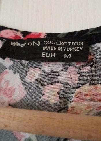 Çiçek Desenli Bohem Midi Elbise - Görsel 7