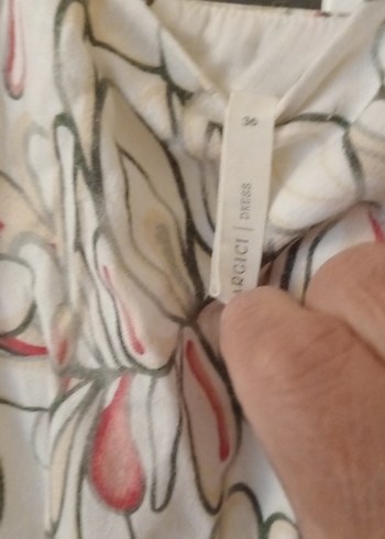 Bej Desenli Straplez Hamile Mini Tunik - Görsel 14