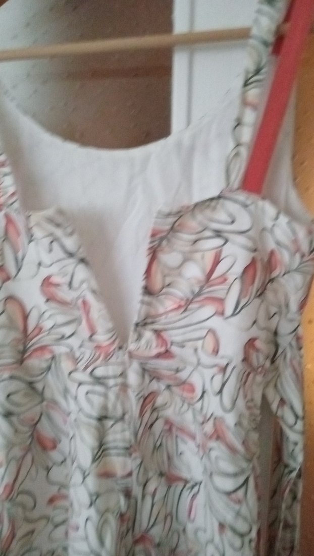 Bej Desenli Straplez Hamile Mini Tunik - Görsel 5