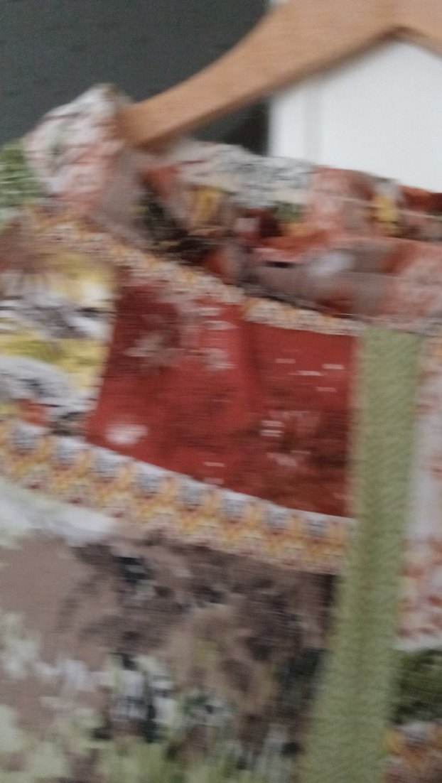 Bohem Çok Renkli Düğmeli Kadın Kumaş Pantolon - Görsel 3