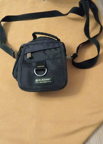 Siyah Minimalist Erkek Omuz Çantası - Görsel 2