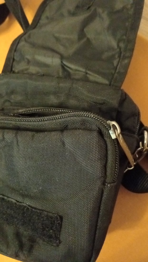 Siyah Minimalist Erkek Omuz Çantası - Görsel 5