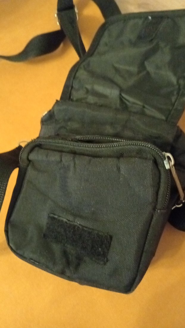 Siyah Minimalist Erkek Omuz Çantası - Görsel 4