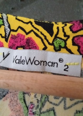 Renkli V Yaka Bohem Midi Elbise - Görsel 7