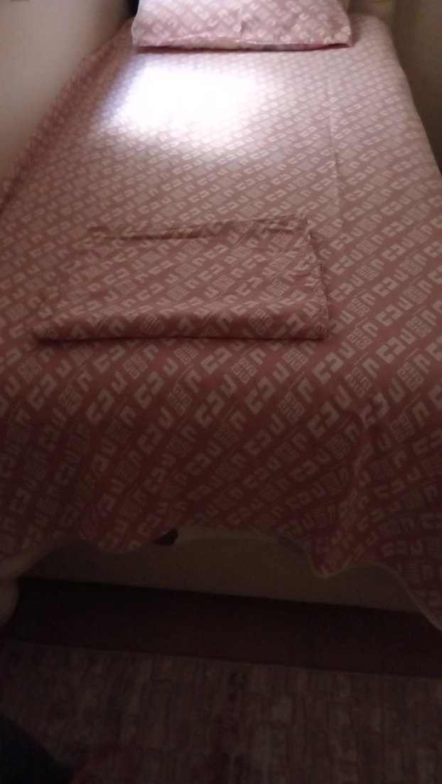 Pembe Baskılı Nevresim ve Çarşaf Takımı - Görsel 3